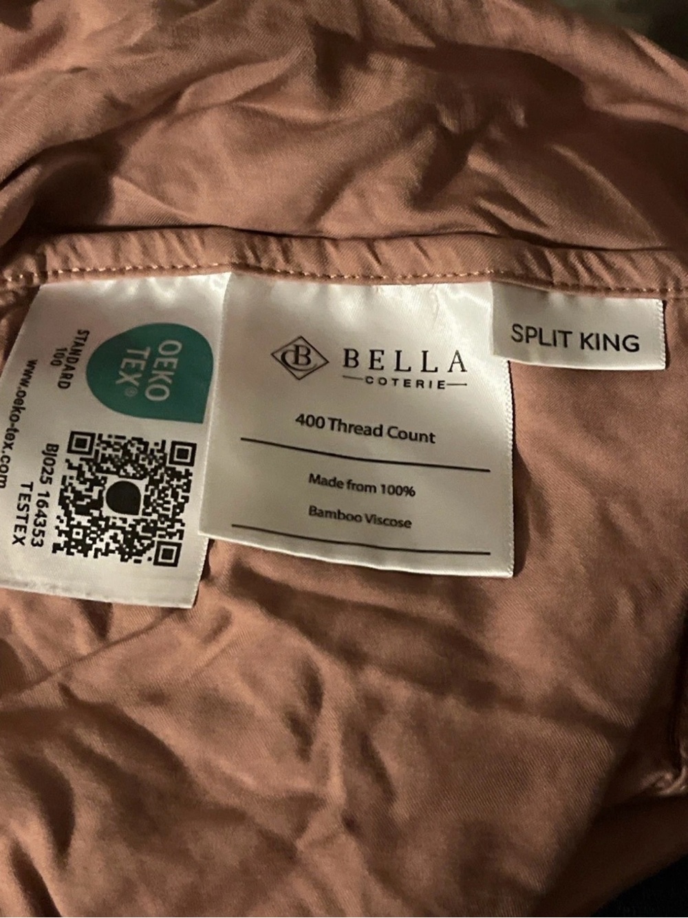 Bella Coterie split King sheet set